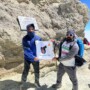 کوه‌نورد مالیبل‌سایپا بر فراز قله دماوند
